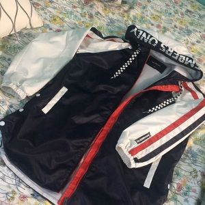 Members only windbreaker track jacket